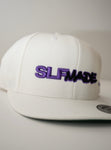 Limited Edition “Slfmade” White Snapback Hat