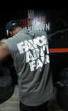 “SLFMADE FAVOR AIN’T FAIR” Sleeveless Tee (Washed Grey)