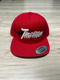 “Vintage 7thirteen” Red Snapback Hat