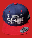 Slfmade Plate Series – Streetz Is My Witness Navy/Red Snapback
