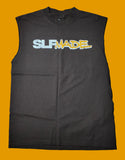 Slfmade “Wood & Leather” Brown Cutoff Tee