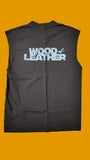 Slfmade “Wood & Leather” Brown Cutoff Tee