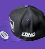 Slfmade Plate Series: “Can’t rain forever” Black/Purple Snapback
