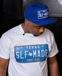 SLFMADE Plate “Candy Blue” Tee