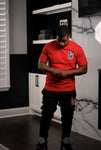 SLFMADE Red Foam Hand Sweatpants