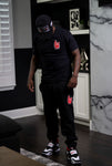 SLFMADE Red Foam Hand Black T-shirt