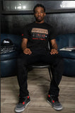 Black "7thirteen Vintage Clock" T-Shirt