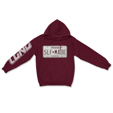 SLFMADE Plate “Wineberry” Hoodie
