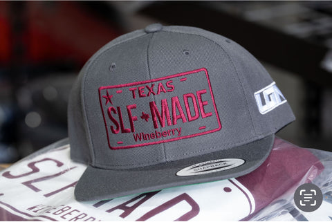 SLFMADE Plate Grey “Wineberry” Snapback