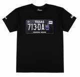 Black “713 Day Coming Dine” Plate Series T-Shirt